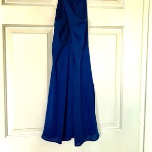 Cute flirty mini flowy Royal blue dress